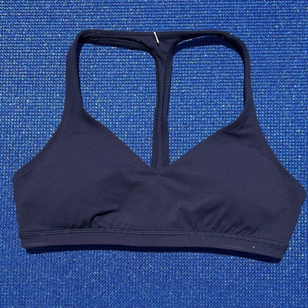 lululemon navy sports bra - M